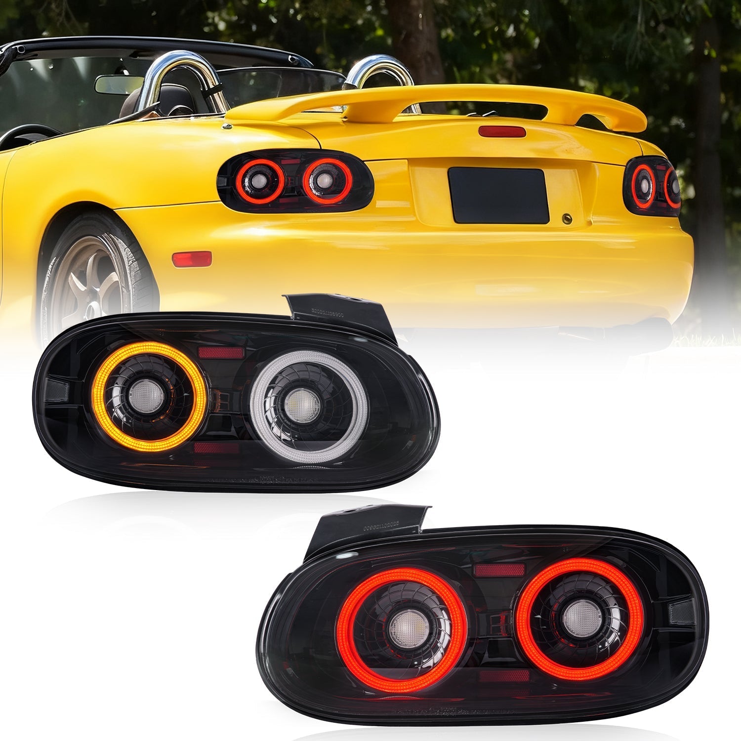Mazda MX-5 Miata LED Tail Lights | Aftermarket OEM+ Rear Lights – Led ...