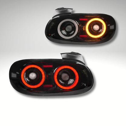 E-Mark Certified LED Tail Lights for Mazda MX-5 Miata NB (1998–2005)
