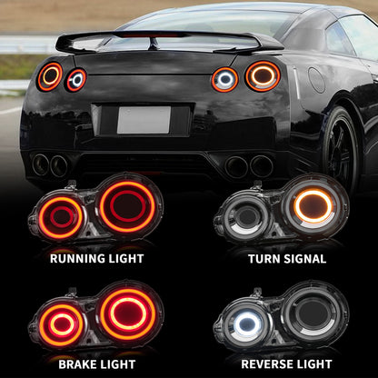 LED Tail Lights for Nissan GT-R R35 (2007–2018) – Dynamic Animation Rear Lamps