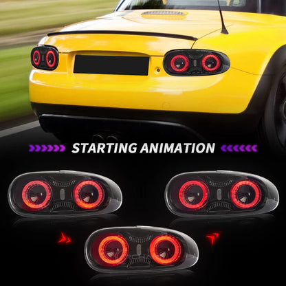 Mazda Miata NC LED Tail Lights (2005–2015) – E-Mark Certified