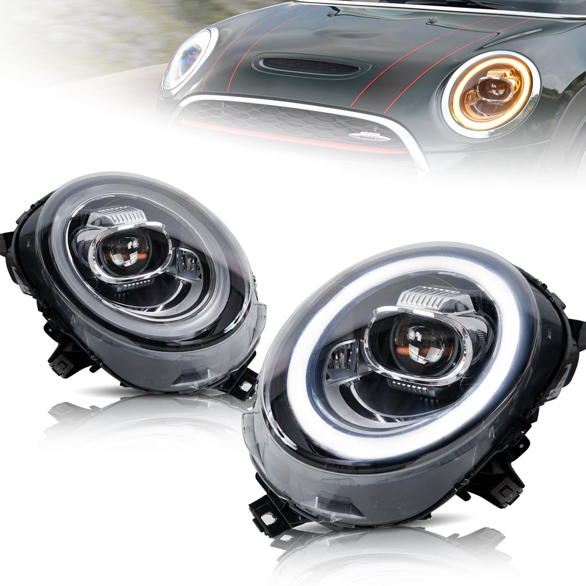 Mini Cooper F54 F55 F56 F57 LED Headlights – Full LED Upgrade (2014–2021)