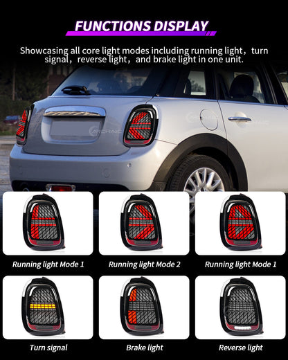 Mini Cooper F55 F56 F57 LED Tail Lights – Sequential Turn (2014–2024)