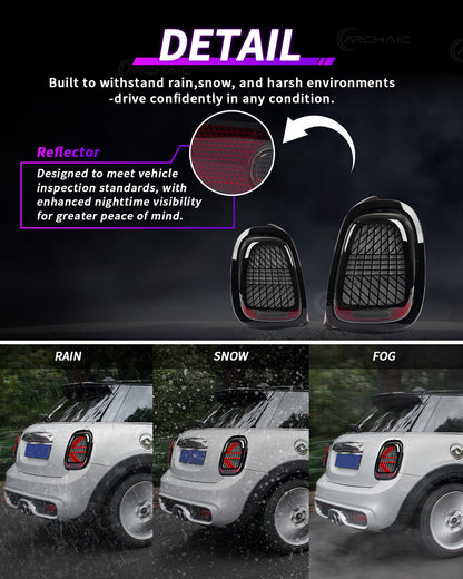 Mini Cooper F55 F56 F57 LED Tail Lights – Sequential Turn (2014–2024)