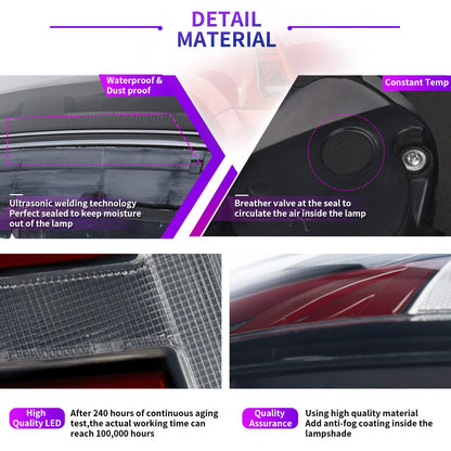 Mini Cooper R50 R52 R53 LED Tail Lights – Sequential Turn, Startup Animation (2001–2007)