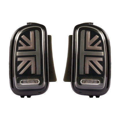 Mini Clubman R55 LED Tail Lights – Union Jack, Sequential Turn (2007–2014)