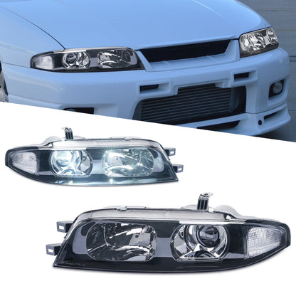 Nissan Skyline R33 GT-R LED Headlights – Plug & Play (1995–1998)