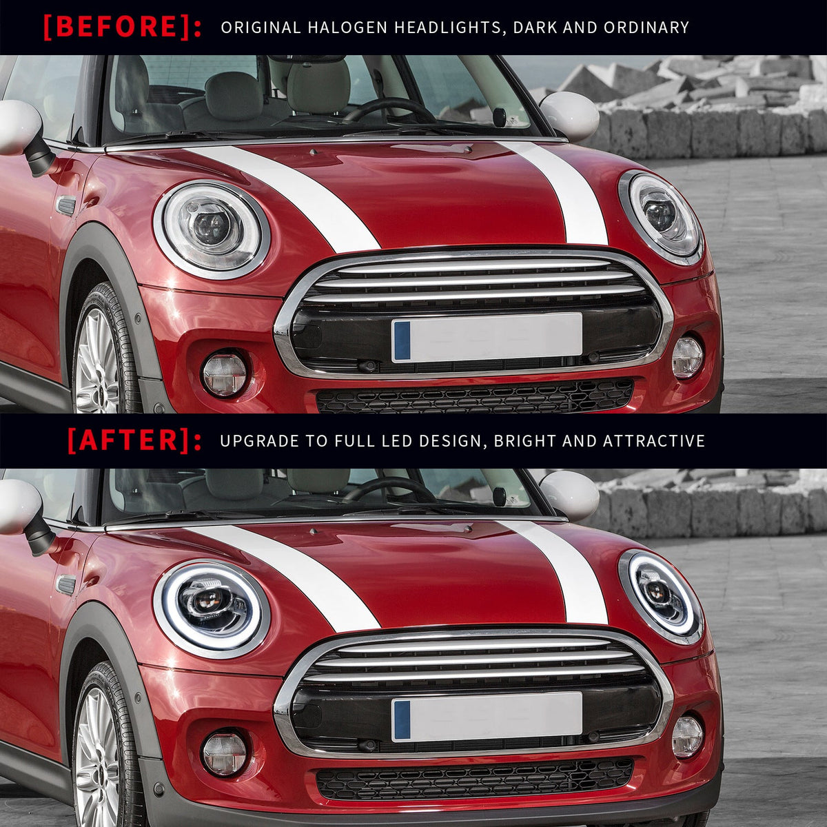 Mini Cooper F54 F55 F56 F57 LED Headlights – Full LED Upgrade (2014–2021)