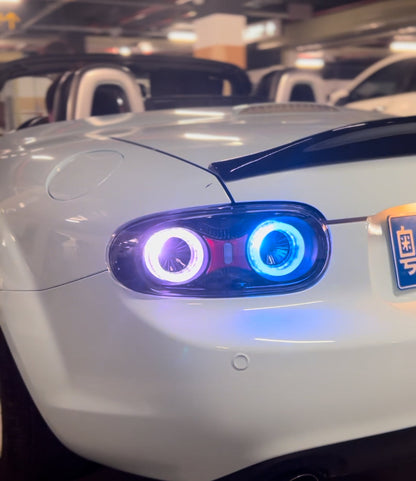 Mazda Miata NC RGB LED Tail Lights (2005–2015) – E-Mark Certified, Upgraded Reflector