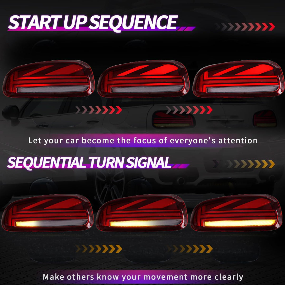 Mini Clubman F54 LED Tail Lights – Sequential Turn (2015–2019)