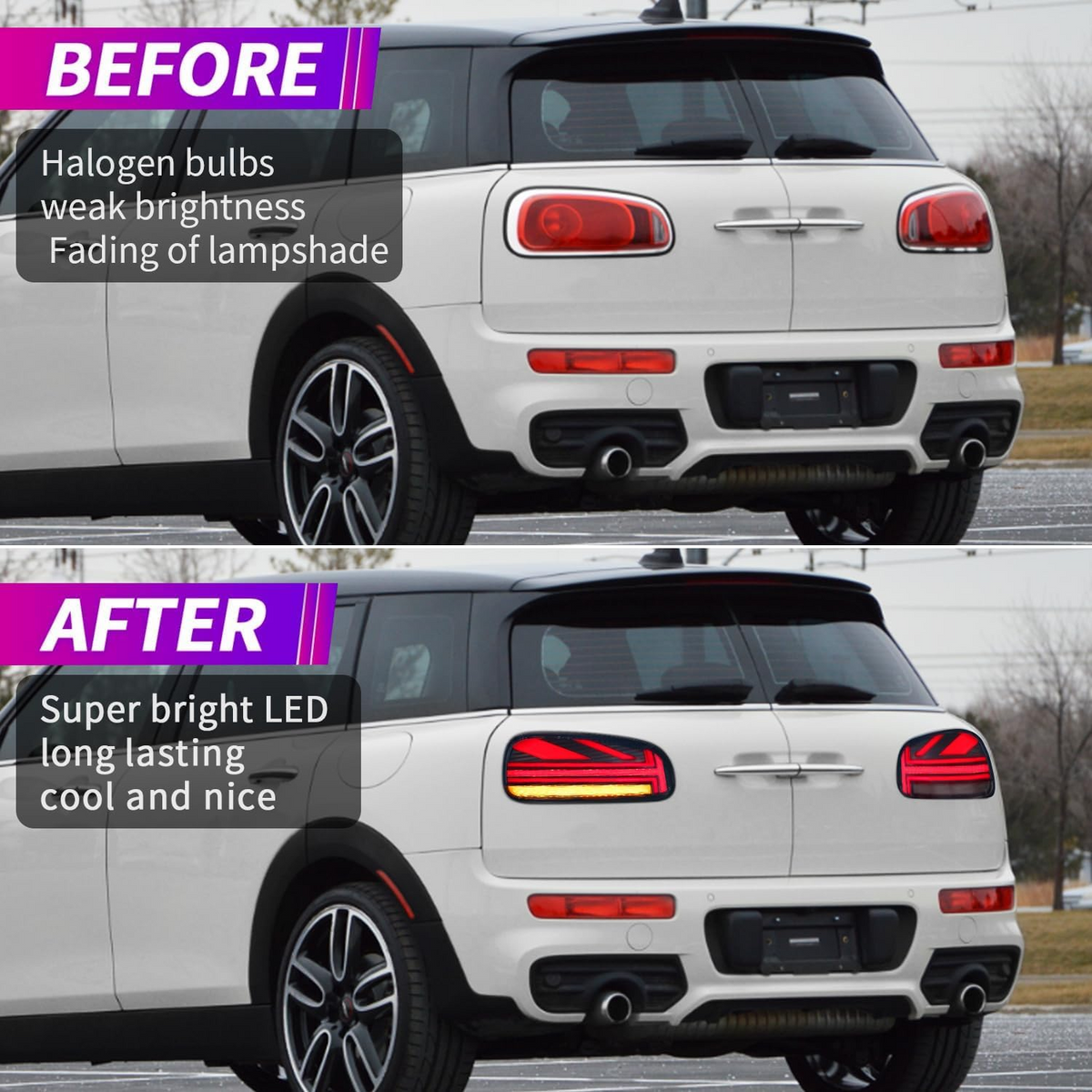 Mini Clubman F54 LED Tail Lights – Sequential Turn (2015–2019)