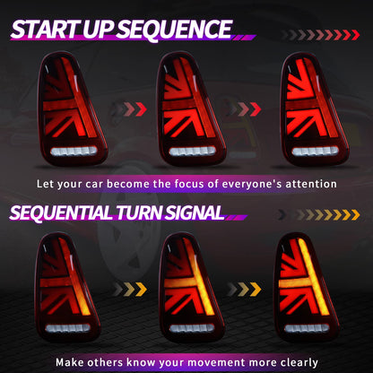 Mini Cooper R50 / R52 / R53 Full LED Tail Lights (2001–2007)