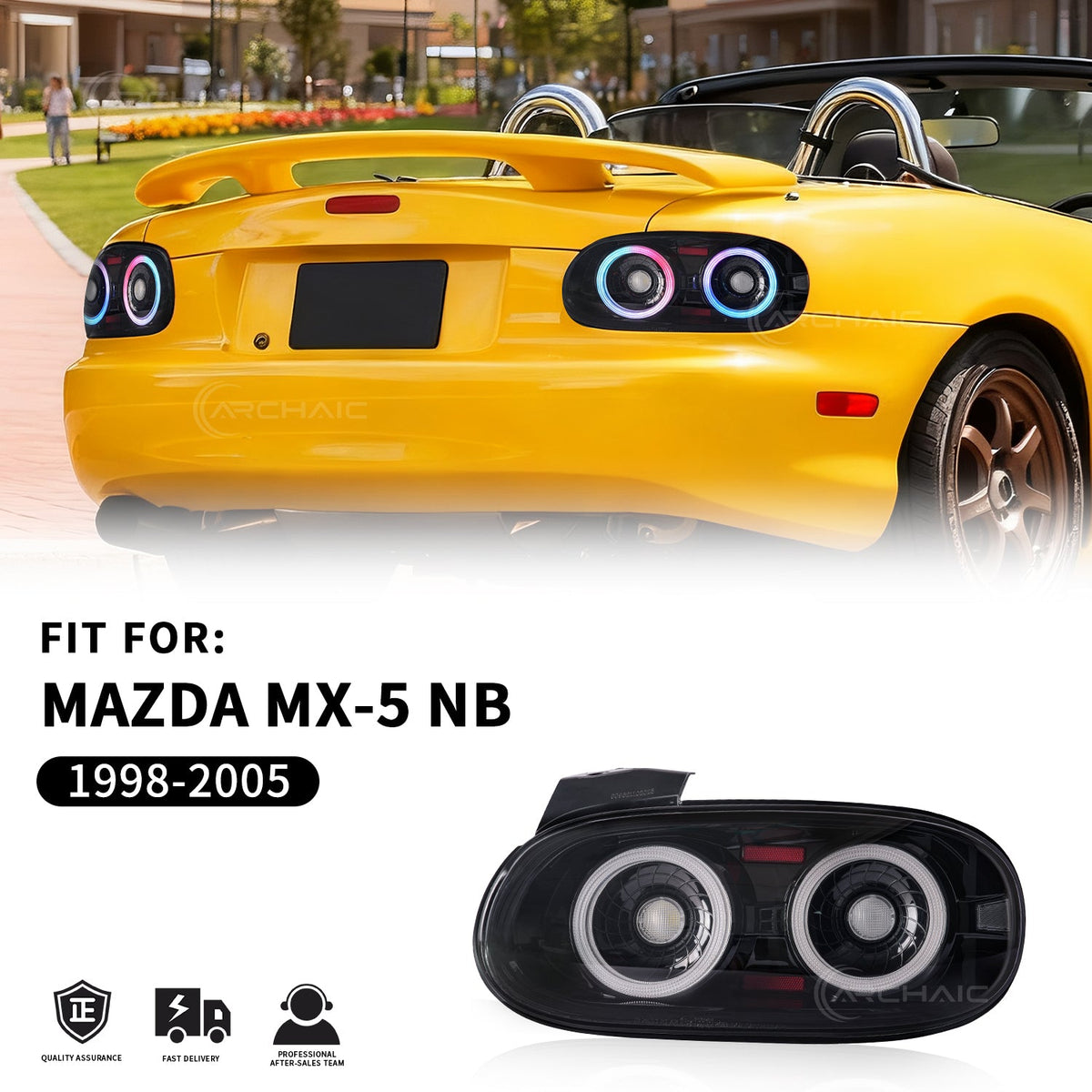 Mazda Miata NB RGB LED Taillights (1998–2005)