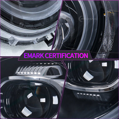 Mini Cooper R56 R57 R58 R59 LED Headlights – RGB Startup Animation (2007–2013)