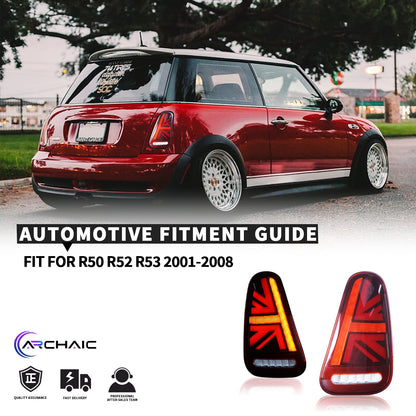 Mini Cooper R50 / R52 / R53 Full LED Tail Lights (2001–2007)