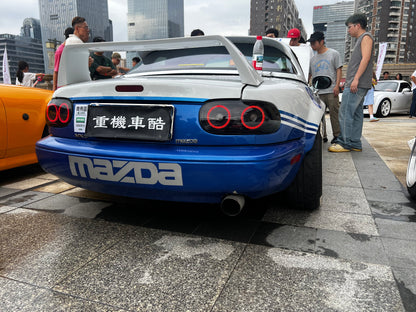 Mazda Miata NA Full LED Tail Lights (Light Smoke) | E-Mark Certified