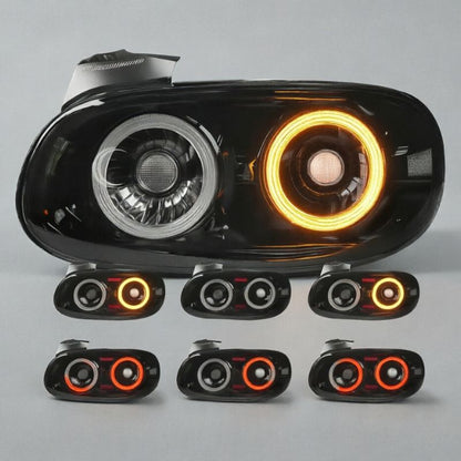 E-Mark Certified LED Tail Lights for Mazda MX-5 Miata NB (1998–2005)