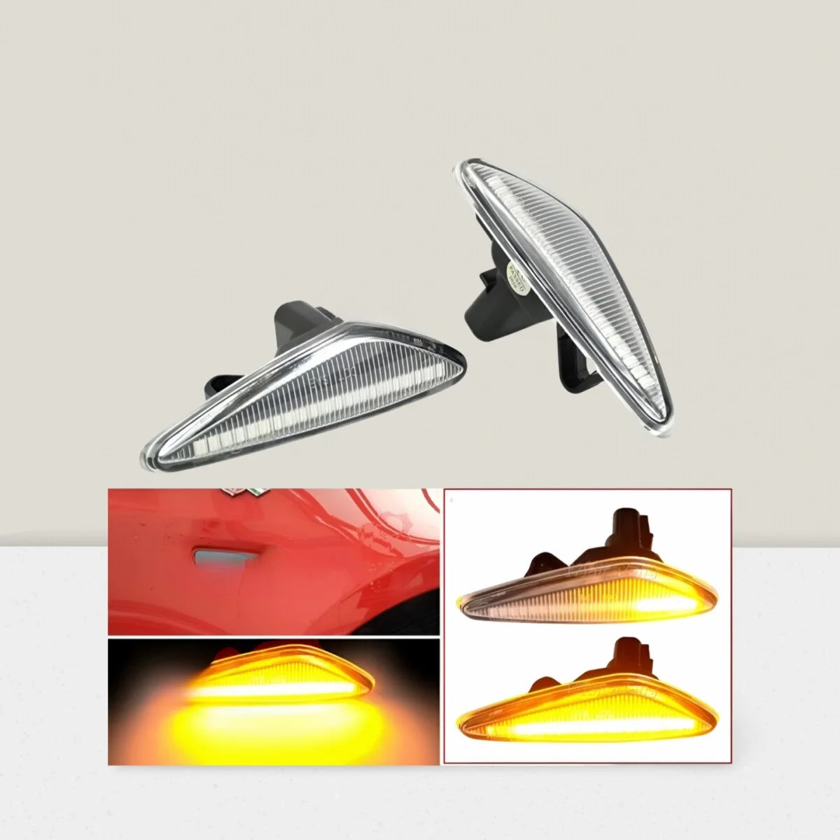 Clignotants latéraux sélectifs à LED dynamiques pour Mazda MX-5 Miata ND (paire)