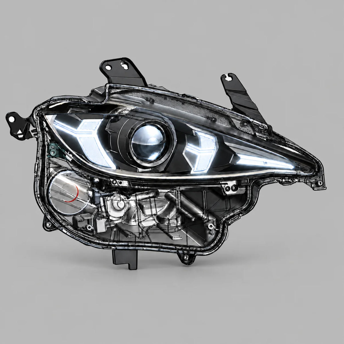 Mazda MX-5 ND LED-Projektorscheinwerfer – Weiß / Gelb Tagfahrlicht (Anzahlung für Vorbestellung)