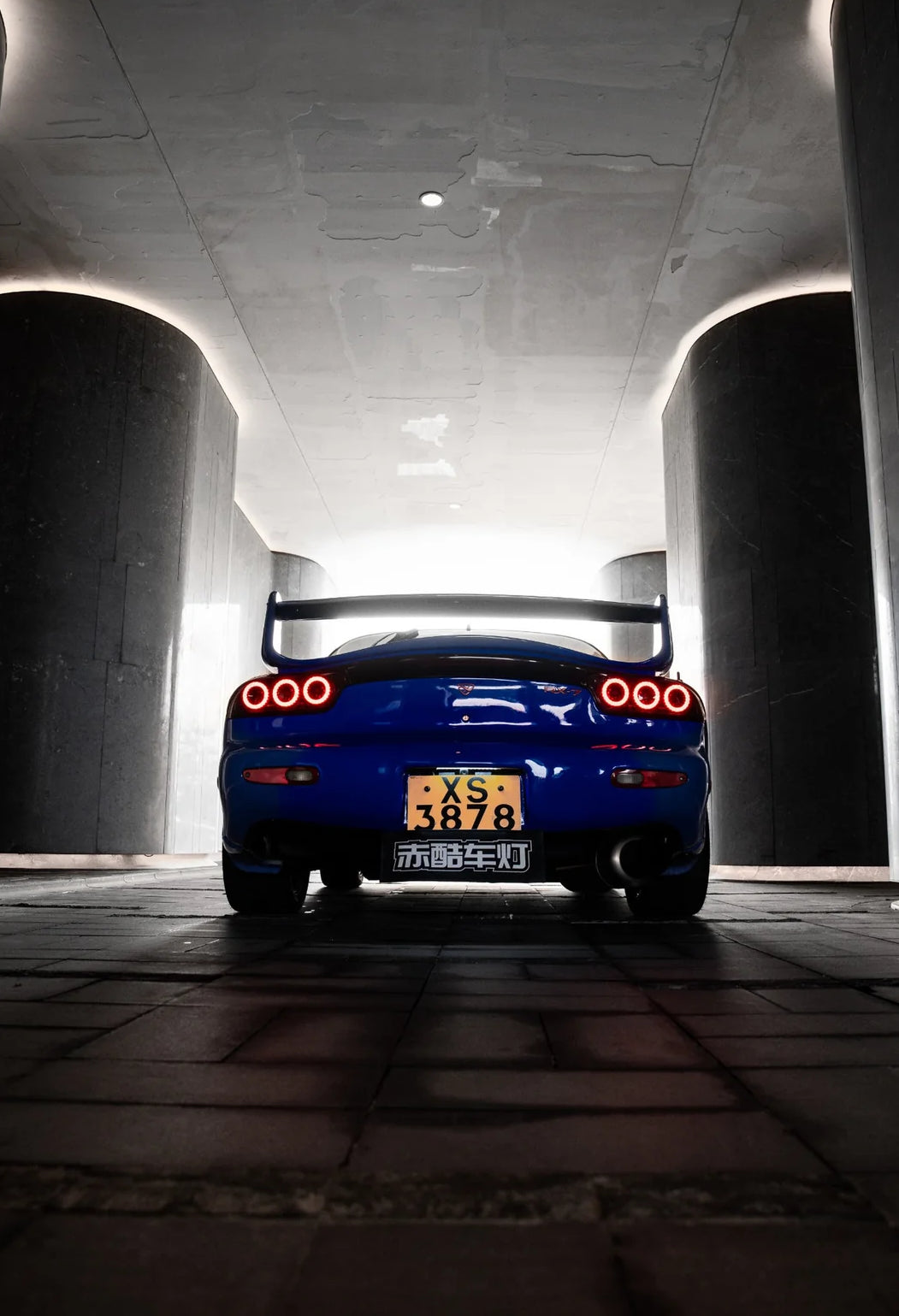 Mazda RX-7 FD3S Rotor Pulse Signature LED Tail Lights – Clear / Smoke (1992–1996)