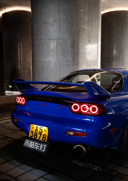 Mazda RX-7 FD3S Rotor Pulse Signature LED Tail Lights – Clear / Smoke (1992–1996)