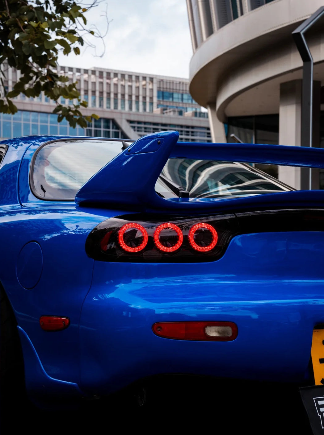 Mazda RX-7 FD3S Rotor Pulse Signature LED Tail Lights – Clear / Smoke (1992–1996)