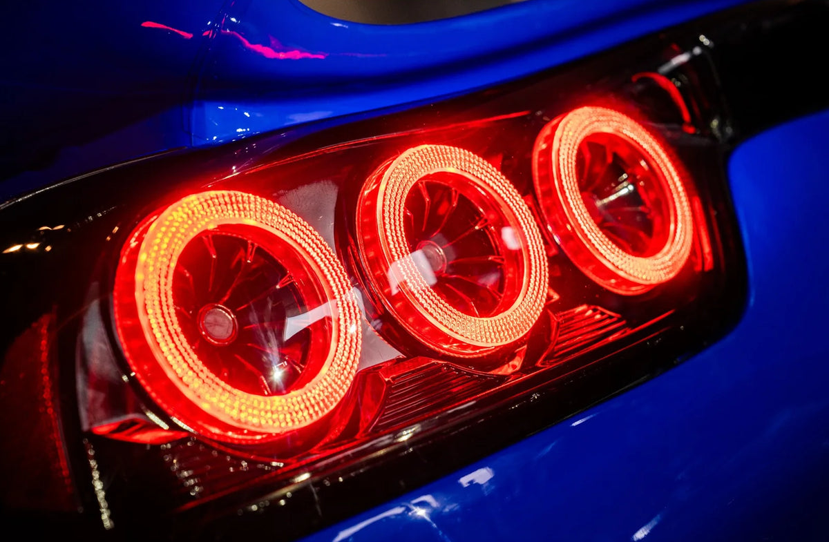 Mazda RX-7 FD3S Rotor Pulse Signature LED Tail Lights – Clear / Smoke (1992–1996)