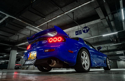 Mazda RX-7 FD3S Rotor Pulse Signature LED Tail Lights – Clear / Smoke (1992–1996)