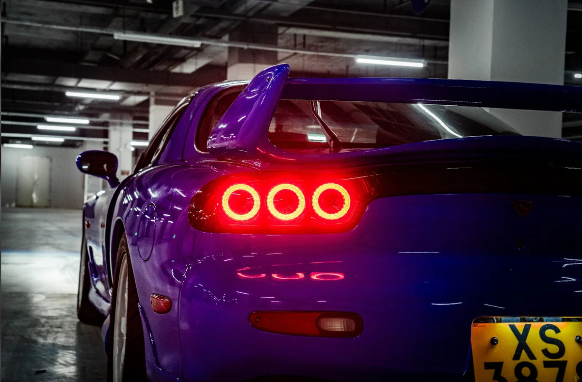 Mazda RX-7 FD3S Rotor Pulse Signature LED Tail Lights – Clear / Smoke (1992–1996)