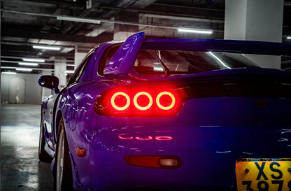 Mazda RX-7 FD3S Rotor Pulse Signature LED Tail Lights – Clear / Smoke (1992–1996)