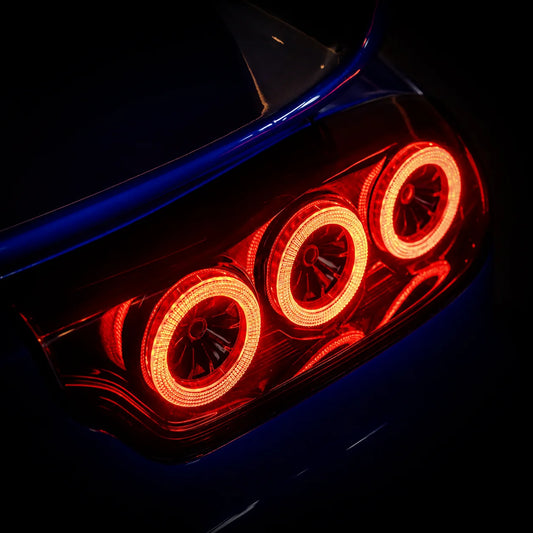Mazda RX-7 FD3S Rotor Pulse Signature LED Tail Lights – Clear / Smoke (1992–1996)