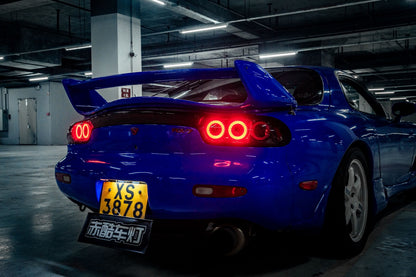 Mazda RX-7 FD3S Rotor Pulse Signature LED Tail Lights – Clear / Smoke (1992–1996)