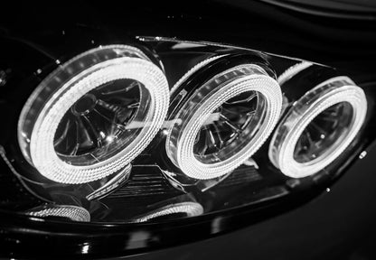 Mazda RX-7 FD3S Rotor Pulse Signature LED Tail Lights – Clear / Smoke (1992–1996)
