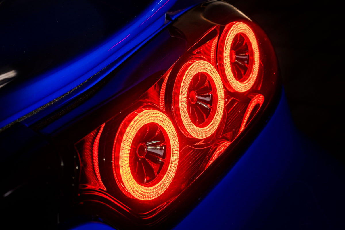 Mazda RX-7 FD3S Rotor Pulse Signature LED Tail Lights – Clear / Smoke (1992–1996)
