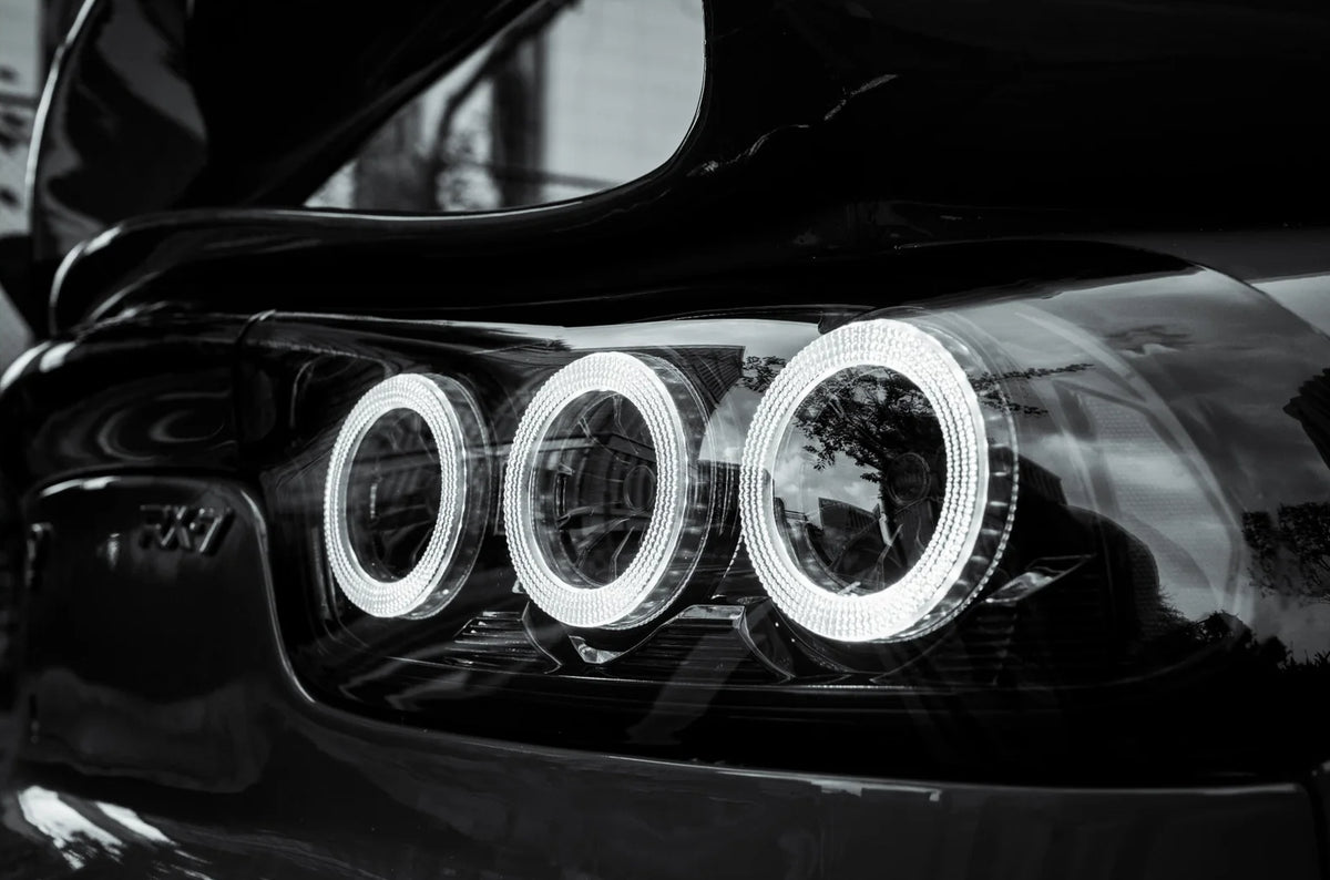 Mazda RX-7 FD3S Rotor Pulse Signature LED Tail Lights – Clear / Smoke (1992–1996)